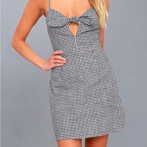 Lulu’s Gingham Mini Dress